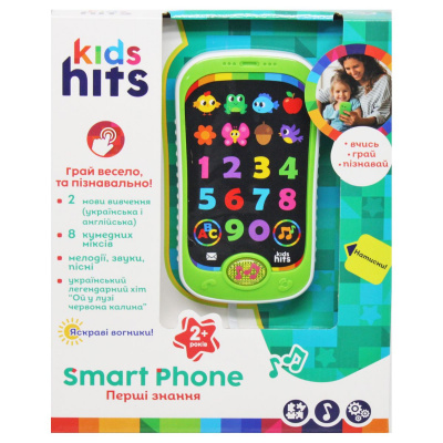 Телефон дитячий Smart Phone (укр та англ) Kids hits KH03/002