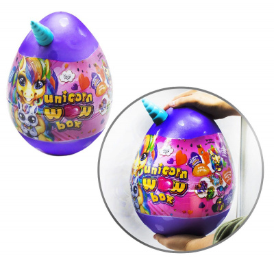 Іграшка-сюрприз Unicorn WOW Box, укр (фіолетовий) Dankotoys UWB-01-01U