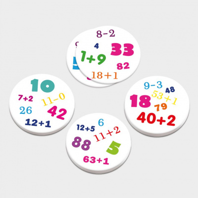 Гра Хто кого? Змагання з додавання та віднімання укр ЗІРКА 158502