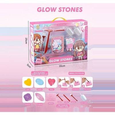 Розкопки Кристали інструменти, гіпсовий брикет SEN QI NUO TOYS MLGB04-3