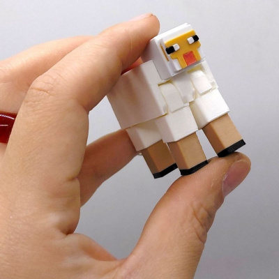 3D Брелоки MINECRAFT / МАЙНКРАФТ SHEEP / ВІВЦЯ, 3D друк OYTOY 01013000