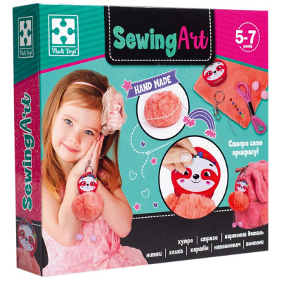 Набір для творчості Sewing Art: Лінивець (укр) Vladi Toys VT4205-07