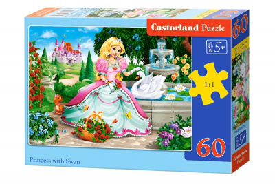Пазли Принцеса і лебідь, 60 елементів Castorland B-066056