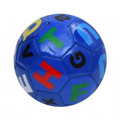 М'яч футбольний Alphabet MS 4833(Blue) розмір №2, 90 г, у пакеті