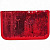 Пенал-книжка з паєтками (1 відділення) червоний MIC 8010-1, 9017-1