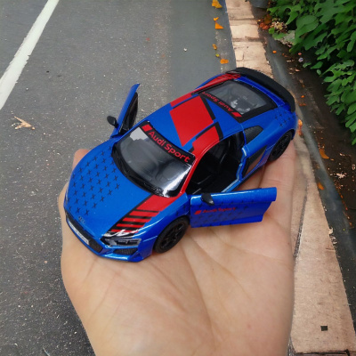 Машинка Kinsmart Audi R8 Coupe 5, сіра Kinsmart KT5422FW