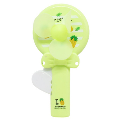 Ручний вентилятор I love summer, салатовий MIC KD108