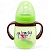 Поїльник-непроливайка з силіконовим носиком, зелений Mega Zayka №0314