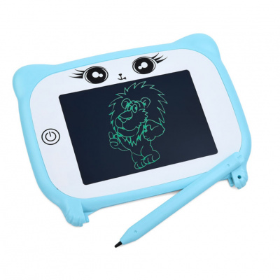 Дитячий розвиваючий LCD планшет для малювання KS666-1(Blue) 4,4 дюйми, на батарейці