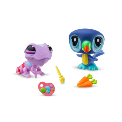 Ігровий набір "Друзі по мистецтву" Littlest Pet Shop 00507 аксесуари та 2 фігурки