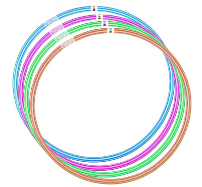 Обруч Зебра 2 великий (75 см) Bamsic 0174