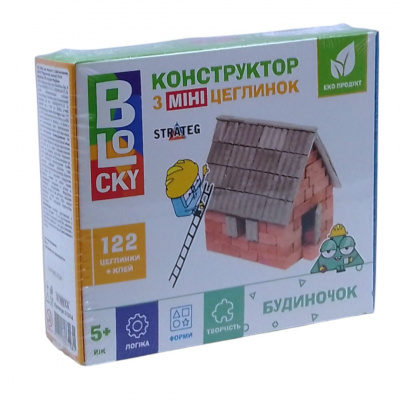 Набір для творчості з міні-цеглинок Будиночок BLOCKY 31014