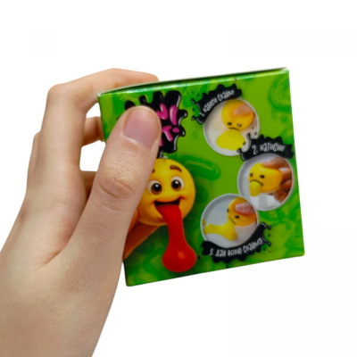 Вязка маса Smile Slime (ЗЕЛЕНИЙ) Danko toys SS-01-01,02,03