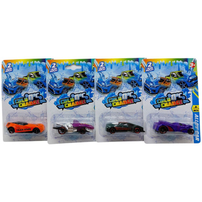 Машина металева, змінює колір, на блістері (6 видів) р.16,5x10,8x3,5 см YG Toys 8010-1A