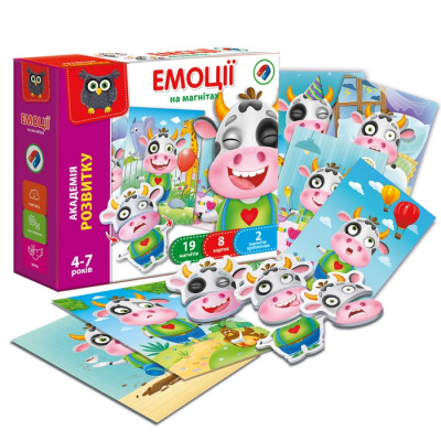 Магнітна гра Емоції (укр) Vladi Toys VT5422-05