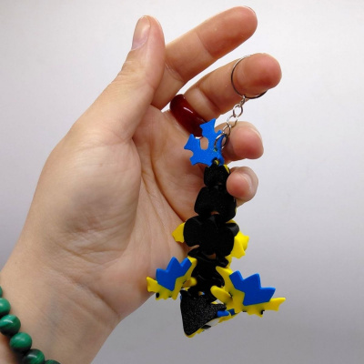 3D Брелоки CUTE WILD VOLTAGE MINI DRAGON / ДРАКОН ДИКИЙ ВОЛЬТАГ KEYCHAIN, 3D друк OYTOY 03028100