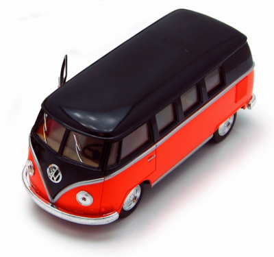 Модель автобус KT5376W Volkswagen T2 BUS  Червоний