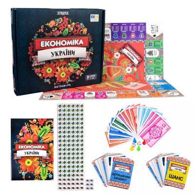 Настільна гра Strateg Економіка України Strateg 31029