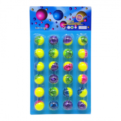 Мʼячики-стрибунці Людина-павук 3,2 см, 24 штуки MIC KA-23-1899