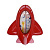 Іграшка-термометр для ванної "Літак" MGZ-1106(Red)
