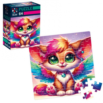 Пазли De.tail. Крилате лисеня 64 деталі Vladi Toys DT1234-03