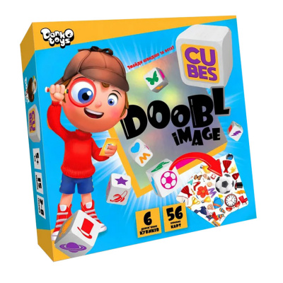 Настільна розважальна гра "Doobl Image Cubes" DBI-04-01U укр. мовою