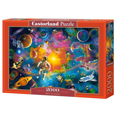 Пазли Людина у космосі, 2000 елементів Castorland C-200849