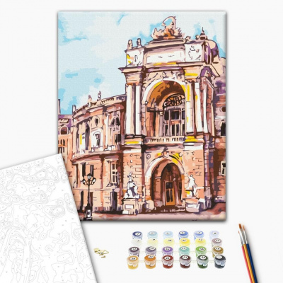 Картина за номерами Одеський театр © Мазнєва Марина  Brushme BS53361