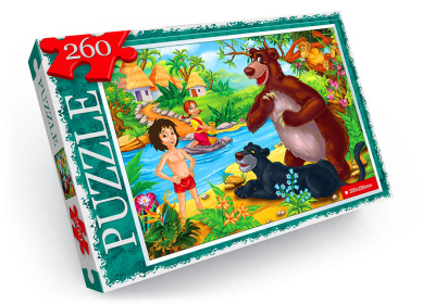Пазли Мауглі, 260 ел Dankotoys C260-12-01,02
