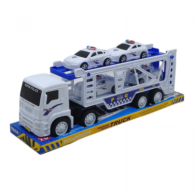 Автовоз інерційний Поліція + 4 машинки RUI JIA RJ6603A
