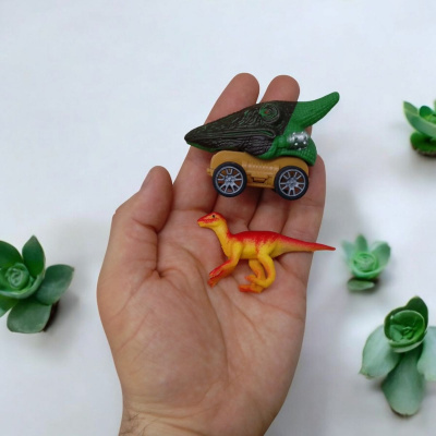 Автовоз Динозавр: Трицератопс, з машинками та фігурками XIN LIAN MENG TOYS 2816