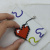 Брелок 3d друк Minecraft 2D Heart / Серце Keychain OYTOY 1033100 Брелок 3d друк Minecraft 2D Heart / Серце Keychain OYTOY 1033100