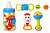 Набір брязкалець в колбі, (Блакитний) huan le xing toys 997-64C