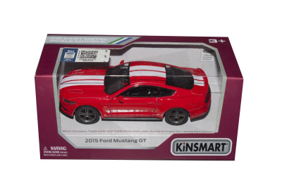 Машинка KINSMART Ford Mustang GT (червона) Kinsmart KT5386FW