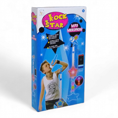 Мікрофон інтерактивний Rock Star на стійці MIC HD8924