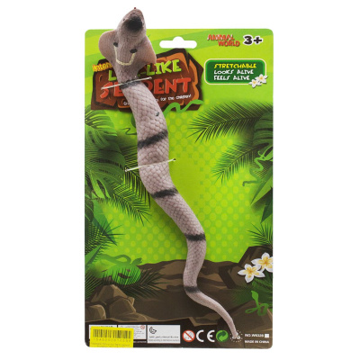 Змія-тягучка Кобра, бежевий MiC W6328-176