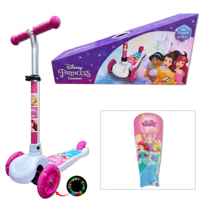 Самокат дитячий 3-х колісний LS2120 (RL7T) Disney Princess