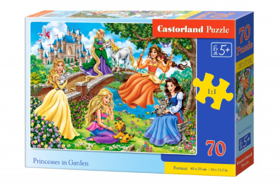 Пазли Принцеси в саду, 70 елементів Castorland B-070022