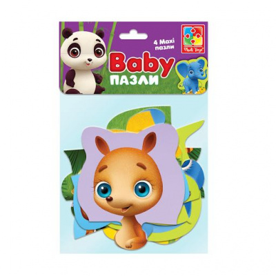 Гра настільна Максі пазли. Зоопарк Vladi Toys VT1722-18