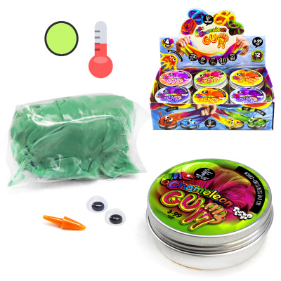 Жуйка для рук Хамелеон, зелено-салатовий (укр) Dankotoys ChGUM-01-04U