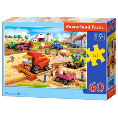 Пазли Робота на фермі, 60 елементів Castorland B-066278