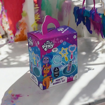 Набір мильних бульбашок My Little Pony, 150 мл, миска, 3 рамки Dodo 200609