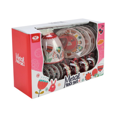 Дитячий набір посуду Tea set 620-C5 метал, 14 предметів