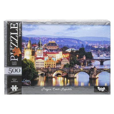Пазли Прага, 500 елементів Dankotoys С500-14-01,02,03,04...12