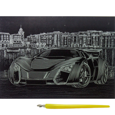 Гравюра Gold Metallic: Авто (А4) Эконом Danko toys ГрА4
