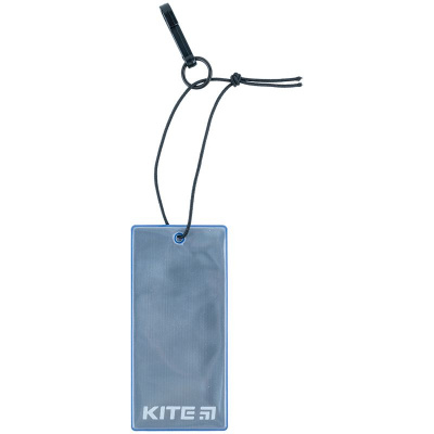 Підвіска м'яка світловідбиваюча, прямокутна, синій індіго Kite K23-109-5