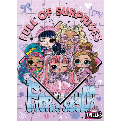 Пазли L.O.L. Surprise! Tweens Fierce Style, 60 елементів Ідейка LP60-003