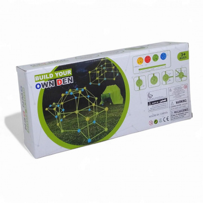 Намет-халабуда №1 (21 мʼячик + 45 палиць + тканина) MIC BW-CZ-001-1