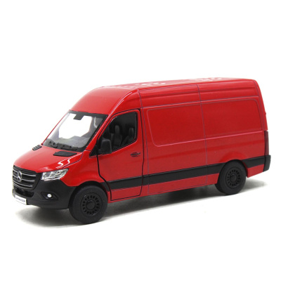 Мікроавтобус Mercedes Benz sprinter, червоний Kinsmart KT5426W