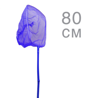 Сачок бамбуковий прямокутний, синій (80 см) MiC SA-1704